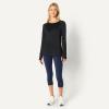image:imageAmazon Essentials Womens Active Quick Dry Tech Stretch Lightweight LongSleeve Crewneck TShirt Available in Plus SizeBlack
