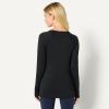 image:imageAmazon Essentials Womens Active Quick Dry Tech Stretch Lightweight LongSleeve Crewneck TShirt Available in Plus SizeBlack