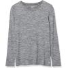 image:imageAmazon Essentials Womens Active Quick Dry Tech Stretch Lightweight LongSleeve Crewneck TShirt Available in Plus SizeBlack Heather