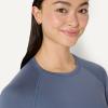 image:imageAmazon Essentials Womens Active Quick Dry Tech Stretch Lightweight LongSleeve Crewneck TShirt Available in Plus SizeSlate Grey
