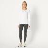 image:imageAmazon Essentials Womens Active Quick Dry Tech Stretch Lightweight LongSleeve Crewneck TShirt Available in Plus SizeWhite