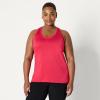 image:imageAmazon Essentials Womens Active Quick Dry Tech Stretch Racerback Scoop Neck Tank Top MultipacksBeigeHot Pink