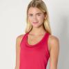 image:imageAmazon Essentials Womens Active Quick Dry Tech Stretch Racerback Scoop Neck Tank Top MultipacksBeigeHot Pink