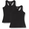 image:imageAmazon Essentials Womens Active Quick Dry Tech Stretch Racerback Scoop Neck Tank Top MultipacksBlack