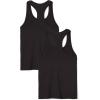 image:imageAmazon Essentials Womens Active Quick Dry Tech Stretch Racerback Scoop Neck Tank Top MultipacksBlack