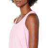 image:imageAmazon Essentials Womens Active Quick Dry Tech Stretch Racerback Scoop Neck Tank Top MultipacksBlack Space DyeLight Pink