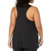 image:imageAmazon Essentials Womens Active Quick Dry Tech Stretch Racerback Scoop Neck Tank Top MultipacksBlackBright White