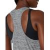 image:imageAmazon Essentials Womens Active Quick Dry Tech Stretch Racerback Scoop Neck Tank Top MultipacksBlackDark Grey Space Dye