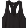 image:imageAmazon Essentials Womens Active Quick Dry Tech Stretch Racerback Scoop Neck Tank Top MultipacksBlackDark Grey Space Dye