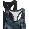 image:imageAmazon Essentials Womens Active Quick Dry Tech Stretch Racerback Scoop Neck Tank Top MultipacksBlackGrey Camo