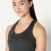 image:imageAmazon Essentials Womens Active Quick Dry Tech Stretch Racerback Scoop Neck Tank Top MultipacksBlackHeather Graphite