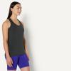 image:imageAmazon Essentials Womens Active Quick Dry Tech Stretch Racerback Scoop Neck Tank Top MultipacksBlackHeather Graphite