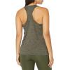 image:imageAmazon Essentials Womens Active Quick Dry Tech Stretch Racerback Scoop Neck Tank Top MultipacksBlackOlive Space Dye
