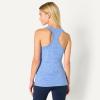 image:imageAmazon Essentials Womens Active Quick Dry Tech Stretch Racerback Scoop Neck Tank Top MultipacksCoral Orange Space DyeLight Blue Space Dye