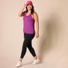 image:imageAmazon Essentials Womens Active Quick Dry Tech Stretch Racerback Scoop Neck Tank Top MultipacksFuchsiaNavy