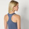 image:imageAmazon Essentials Womens Active Quick Dry Tech Stretch Racerback Scoop Neck Tank Top MultipacksNavySlate Grey