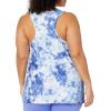 image:imageAmazon Essentials Womens Active Quick Dry Tech Stretch Racerback Scoop Neck Tank Top MultipacksNavyWhite Tie Dye