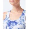 image:imageAmazon Essentials Womens Active Quick Dry Tech Stretch Racerback Scoop Neck Tank Top MultipacksNavyWhite Tie Dye