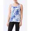 image:imageAmazon Essentials Womens Active Quick Dry Tech Stretch Racerback Scoop Neck Tank Top MultipacksNavyWhite Tie Dye