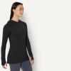 image:imageAmazon Essentials Womens Athletic Soft Performance Lightweight Long Sleeve Pullover Hoodie Workout TopSpace Dye Black