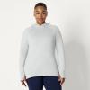 image:imageAmazon Essentials Womens Athletic Soft Performance Lightweight Long Sleeve Pullover Hoodie Workout TopSpace Dye Dove