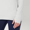 image:imageAmazon Essentials Womens Athletic Soft Performance Lightweight Long Sleeve Pullover Hoodie Workout TopSpace Dye Dove