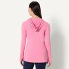 image:imageAmazon Essentials Womens Athletic Soft Performance Lightweight Long Sleeve Pullover Hoodie Workout TopSpace Dye Pink