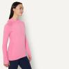 image:imageAmazon Essentials Womens Athletic Soft Performance Lightweight Long Sleeve Pullover Hoodie Workout TopSpace Dye Pink