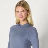 image:imageAmazon Essentials Womens Athletic Soft Performance Lightweight Long Sleeve Pullover Hoodie Workout TopSpace Dye Slate
