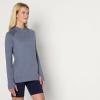 image:imageAmazon Essentials Womens Athletic Soft Performance Lightweight Long Sleeve Pullover Hoodie Workout TopSpace Dye Slate