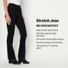 image:imageAmazon Essentials Womens Curvy SlimFit MidRise Bootcut JeansBlack