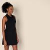 image:imageAmazon Essentials Womens Formflex Polo Tennis Dress with Builtin ShortsBlack