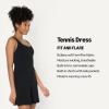 image:imageAmazon Essentials Womens Formflex Polo Tennis Dress with Builtin ShortsBlack