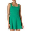 image:imageAmazon Essentials Womens Formflex Polo Tennis Dress with Builtin ShortsEmerald Green