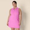 image:imageAmazon Essentials Womens Formflex Polo Tennis Dress with Builtin ShortsPink