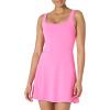 image:imageAmazon Essentials Womens Formflex Polo Tennis Dress with Builtin ShortsPink