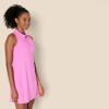 image:imageAmazon Essentials Womens Formflex Polo Tennis Dress with Builtin ShortsPink