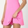 image:imageAmazon Essentials Womens Formflex Polo Tennis Dress with Builtin ShortsPink