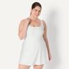 image:imageAmazon Essentials Womens Formflex Polo Tennis Dress with Builtin ShortsWhite