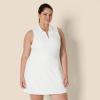 image:imageAmazon Essentials Womens Formflex Polo Tennis Dress with Builtin ShortsWhite