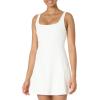 image:imageAmazon Essentials Womens Formflex Polo Tennis Dress with Builtin ShortsWhite