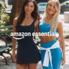 image:imageAmazon Essentials Womens Formflex Polo Tennis Dress with Builtin ShortsWhite