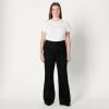image:imageAmazon Essentials Womens High Stretch Flattering HighRise Flare JeansBlack
