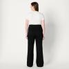 image:imageAmazon Essentials Womens High Stretch Flattering HighRise Flare JeansBlack