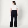 image:imageAmazon Essentials Womens High Stretch Flattering HighRise Flare JeansRinse