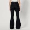 image:imageAmazon Essentials Womens High Stretch Flattering HighRise Flare JeansRinse