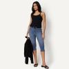 image:imageAmazon Essentials Womens HighRise Pedal Pusher JeanMedium Blue Vintage