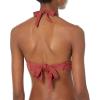 image:imageAmazon Essentials Womens LightSupport Padded Tie Halter Bikini Swimsuit Top Available in Plus SizeBrick Red