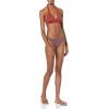 image:imageAmazon Essentials Womens LightSupport Padded Tie Halter Bikini Swimsuit Top Available in Plus SizeBrick Red