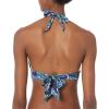 image:imageAmazon Essentials Womens LightSupport Padded Tie Halter Bikini Swimsuit Top Available in Plus SizeDeep Blue Paisley